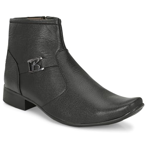 Image of Karaddi mens Boots Mid Top Ankle Zipper Aa072 Ankle Boot