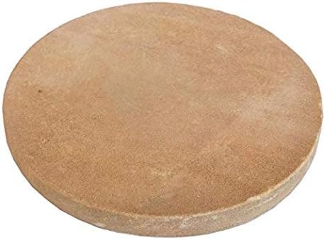 URBAN HAAT Customized red Stone for Rubbing Sandal Wood and Herbal Medicine/Chandan Chakla (5 inch)