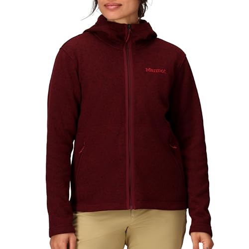 Amazon.com: MARMOT Women's Drop Line Full-Zip Hoody, Acai Berry