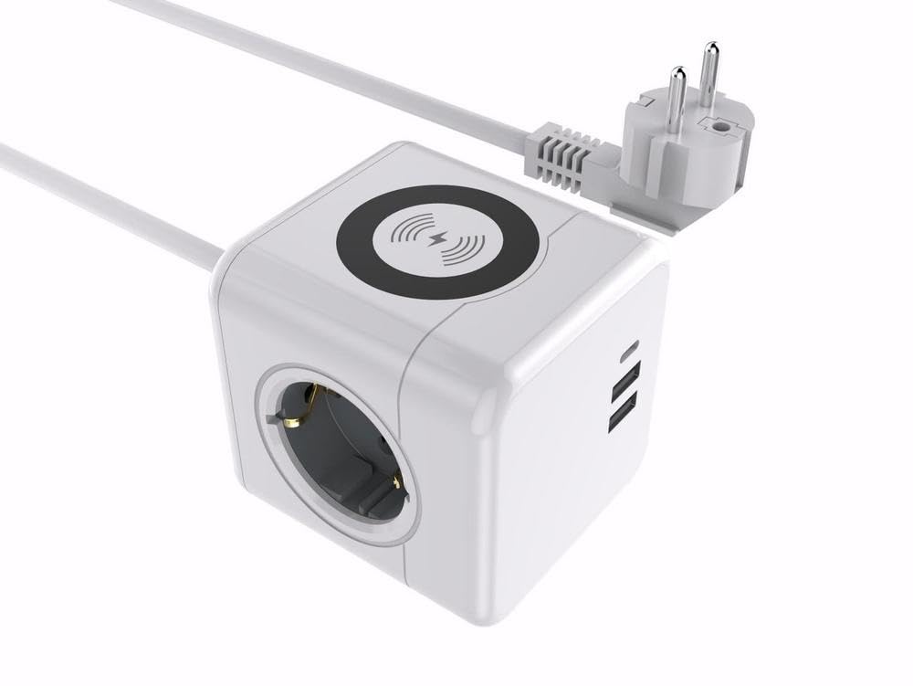 ProXtend 3-way Schuko Power Cube with