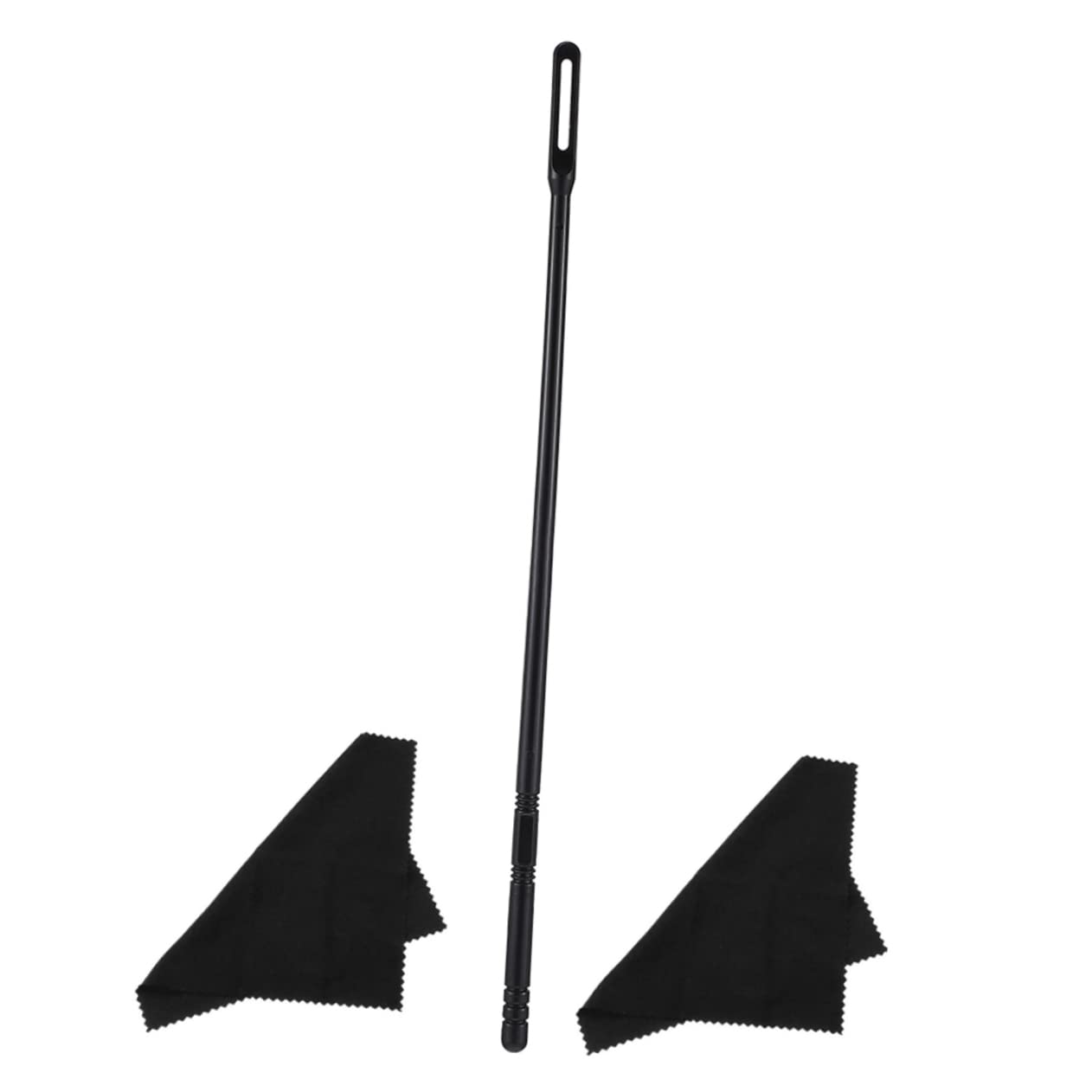 Levemolo 6pc Flute Cleaning Set Flute Accessories Cleaning Rods Cloths Recorder Cleaners Tool for Stick