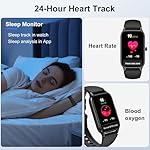 Smart Watch for Men Women, 1.57" Smartwatch (Answer/Make Call) , Fitness Tracker with 110+ Sport Modes, Heart Rate/Sleep Monitor, IP68 Waterproof, Bluetooth Calls, Smartwatches for Android iOS Black - Image 4