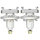 q&p 2 Pieces Spindle Assembly Bracket Replaces GY20050 GY20785 Oregon 82-356 L100 L107 L108 L110 L120 L130 with Mounting Screws- 4 Bolts