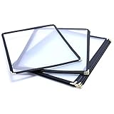 (10 Pack) Yaekoo Triple Fold Menu Cover for 8.5