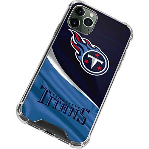 Skinit Clear Phone Case Compatible with iPhone 12 Pro Max - Officially Licensed NFL Tennessee Titans Design