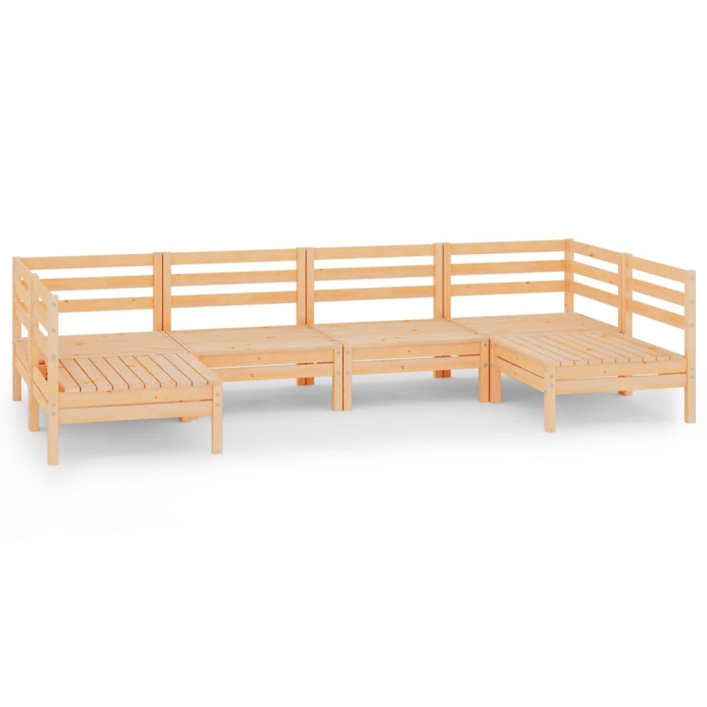 Meubles d'extérieur modulables en bois pour aménager un grand jardin
