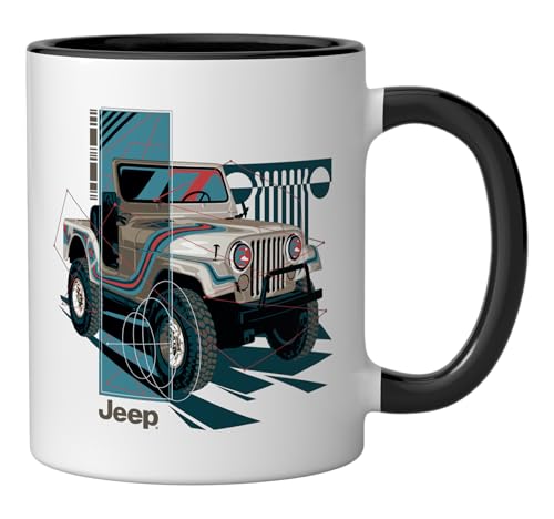 Mug cerámico Jeep Wrangler diseño Painted Angles 11oz miniatura 2