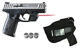 Laser Kit w/Grip Activated ArmaLaser TR31 and Laser Holster for Smith & Wesson S&W SD9VE & SD40VE (Does NOT fit SW9VE SW40VE SW9E SW40E SW9G SW40G) Plus 2 Extra Batteries