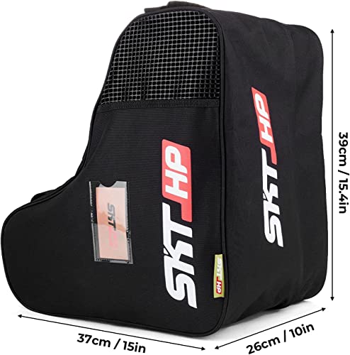 Skt Hp Kids Adjustable Flashing Inline Skates, And Roller Skate Bag #TOP5