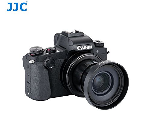Jjc Lh-Jdc110 Metal Lens Hood, Lens Cap, Lens Cap Keeper And Storage Pouch For Canon Powershot G1X Mark Iii Camera, Replaces Canon Lh-Dc110 #TOP4