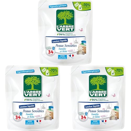 'arbre recharge lessive liquide peaux sensibles 1 53 - vue 7