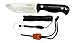 BlizeTec Survival Fixed Blade Knife: 3-in-1 Full Tang Hunting Knife with Magnesium Fire Starter, LED Flashlight & Belt Pouch