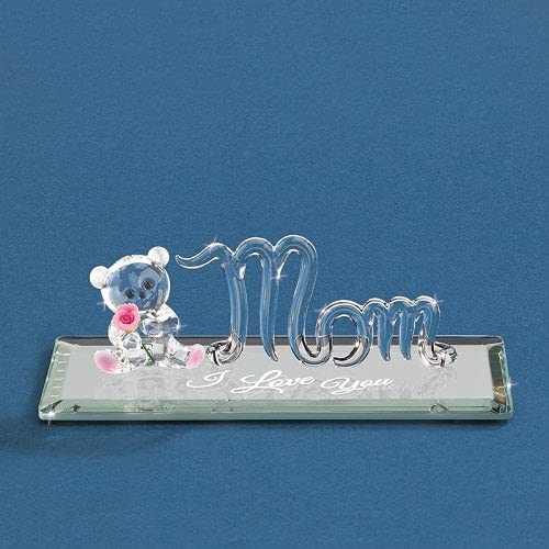 Glass Baron Mom with Bear"I Love You"