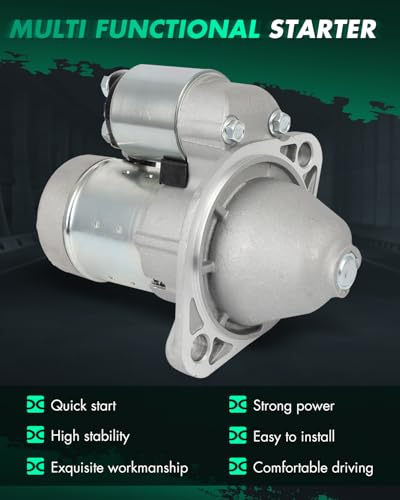 Image of SCITOO Starter Motor fit for Case CX27B 2005-2012 All for Yanmar 3TNV82 PMGR,for Case CX31B 2005-2012 All for Yanmar 3TNV88 PMGR Replacement Starter 18219