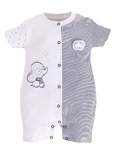 Image of BABY GO 100% Cotton Full Sleeve Regular Fit Regular Romper For Baby Boys
