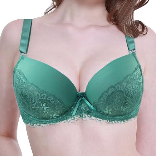 Soutien-gorge à armatures dentelle grande taille réglable - 3
