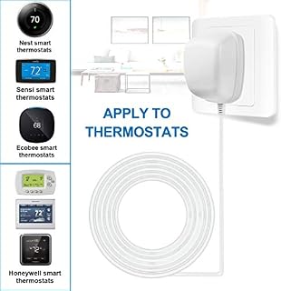 24 Volt Power Adapter/Transformer，C-Wire Adapter Thermostat，Compatible with Honeywell,Nest,Ecobee,and Sensi Smart WiFi Thermostat Pro