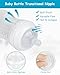 Silicone Nipple for Philips Avent Natural Baby Bottles and Natural Trainer Sippy Cup, Slow Flow (Flow 2), 0m+, 6 Count