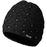 GIESSWEIN Mütze Roteck - Warm gefütterte Merino Beanie, Damen Strickmütze mit Fleece Innenfutter, Grobstrick Winter Cap