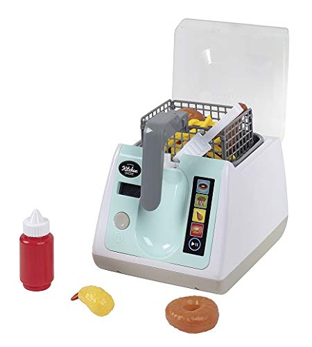 OTTO Friteuse Sons et lumieres + 8 Accessoires (Aliments, dinette) - Super Chef Kitchen - Jouet Cuisine pour Enfant - Imitation