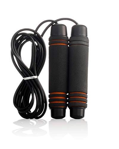 Adjustable Jump Rope By 310 Nutrition - JumpRope With Foam Grip Handles - Fast Endurance Workout For CrossFit, MMA, Boxing, Men, Women, And Kids - Non Weighted