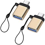 [Amplia compatibilidad] Con el adaptador mini usb c, puede conectar accesorios usb estándar (disco flash USB, cable USB, lector de tarjetas, teclado, mouse, concentrador, consola) con teléfonos inteligentes, tabletas, computadoras con capacidad OTG, incluida MacBook Air 2018, Nintendo Switch, Samsung Galaxy S8 / S9 / S10 y más