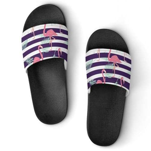 Sandales Chaussons de Maison Flamant Rose : Claquettes Femme et Pantoufles de Bain