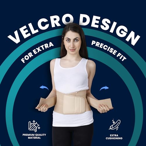 Image of Orthowala LS Support Belt for Back Support Pain Reliever Enhance Back Posture - Size-XL- 41 to 44 Inches - Beige color