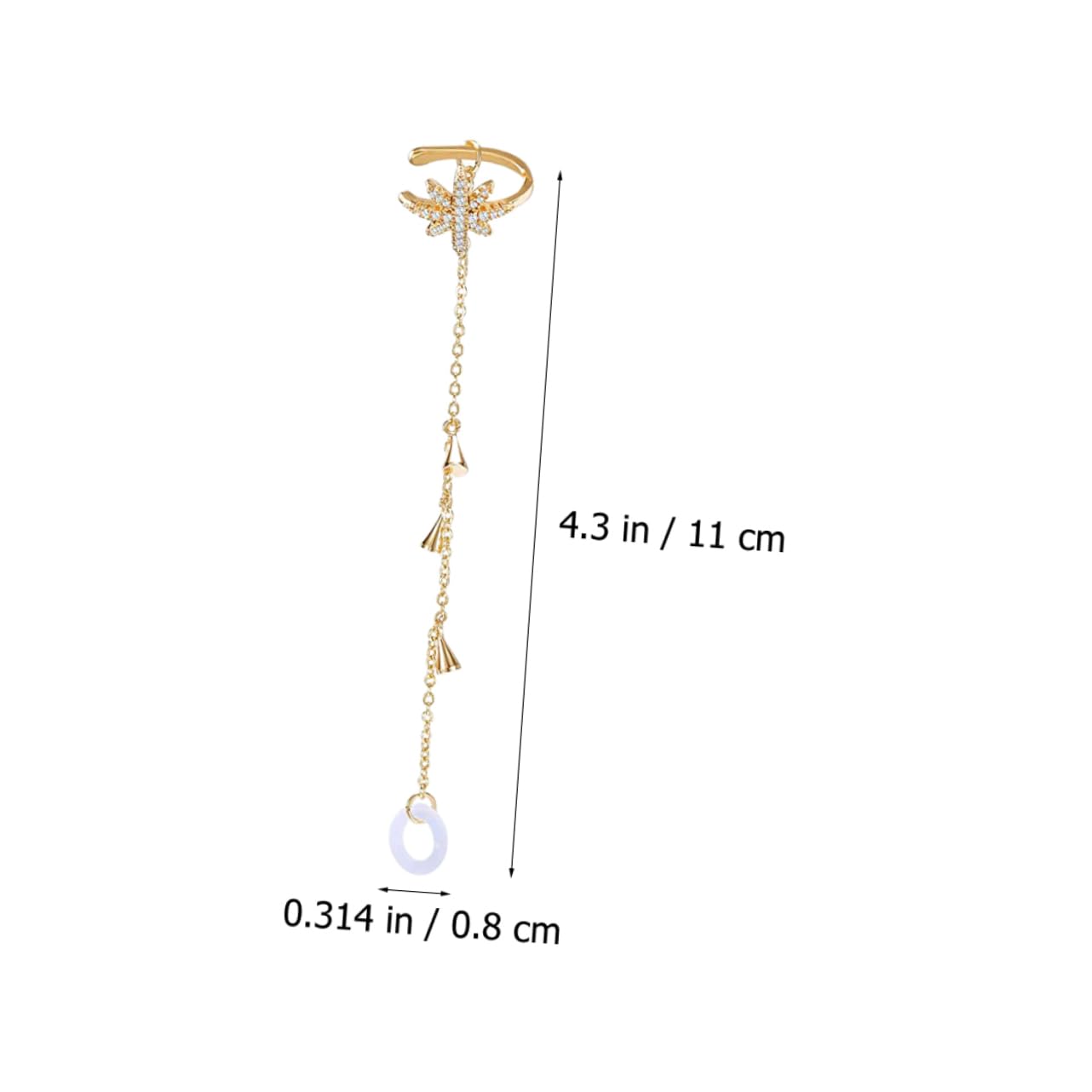 Gadpiparty 5paare Earpiece Holder Chain Verstellbare Anti-Verlust Kette Für -kopfhörer Leicht Und Tragbar Für Täglichen Gebrauch Und Sportaktivitäten Sicheres Design Für
