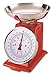 Price comparison product image Terraillon Kitchen Scales, Manual Tare, Large Dual Dial, Stainless Steel Bowl, 5 kg Capacity, TRAD 500 Dual Dial, Red