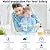 Ganggend 2.5 Gallon Electric Water Heater, 1500W 110V Mini Tank Under Sink Instant Hot Water Heater with Pressure Release Valve, Digital Display for Kitchen, RV, Laundry,Food Truck, Beige
