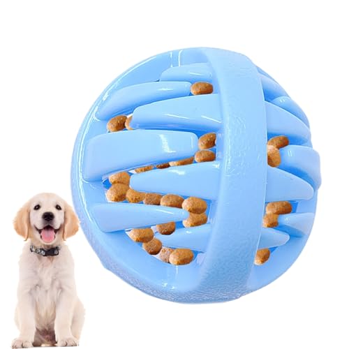 Hitburu Giocattolo Intellettuale per Cani, Palla Snack Intelligente Per Cani, Palla Masticabile per Cuccioli con Funzione Educativa e Stimolazione Mentale Anti Noia