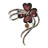 ribbon flower making step by step Elegant Flower Crystal Brooch: This flower crystal brooch adds a touch of elegance to any outfit, perfect for special occasions or everyday wear