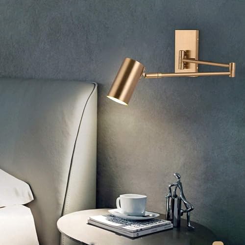 L'applique da parete con braccio oscillante lungo in stile industriale color oro rosa si adatta bene a molti stili di arredamento, in particolare a bar, soggiorni, cucine, camere da letto, ristoranti, bar, bistrot, panetterie, case di campagna e studi.