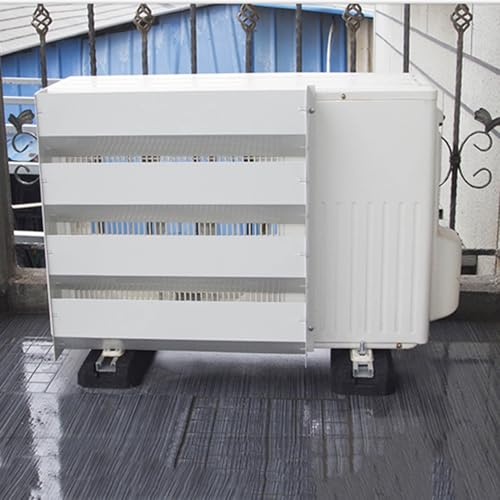 Universal Klimaanlage Abdeckung für Außengeräte Windschutz für Abluftschutz HVAC Kompressor & Wärmepumpe Rollladenschutz Kondensator Schutzgitter