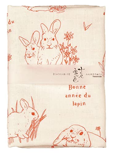 R{mX ӂĂʂ \leF@ Bonne annee du lapin {il hD p y4936z dK[[@ 100% x[W TCY:32×89cm