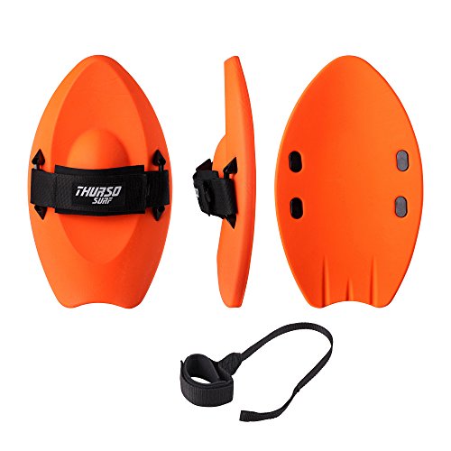 ThURSO SURF Slash Handboard Avião de surfe de mão com correia de pulso PE Construção Durável Leve e