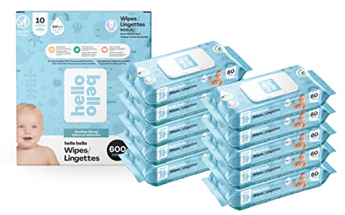 Image of Hello Bello Baby Wipes 600 count