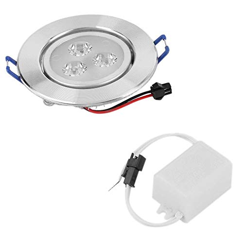 Nuevo 3W LED de diseo optimizado empotrado en el techo Downlight Foco Lmpara Bombilla W/Driver Antixido y anticorrosin Blanco positivo