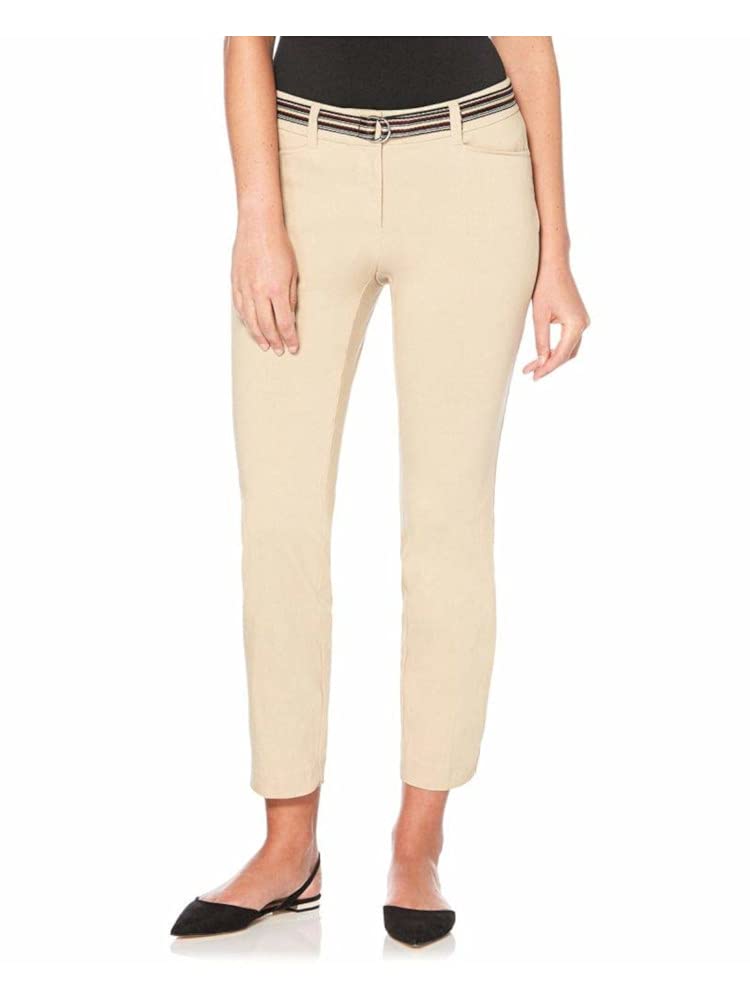 Rafaella Dress Ankle Pants Belted Safari Color Size 14