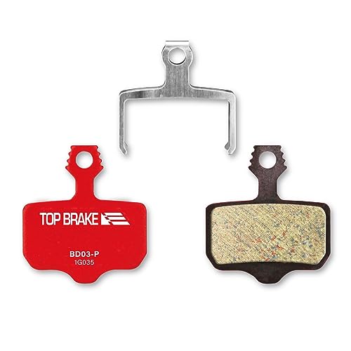 Top Brake pastiglie Freni a Disco per Sram Level T,TL, Level Ultimate B1, Avid Elixir 1 3 5 7 9 R ER CR Mag Sram XX,X0,XXWC DB1,3,5 (Performance - Rosso)