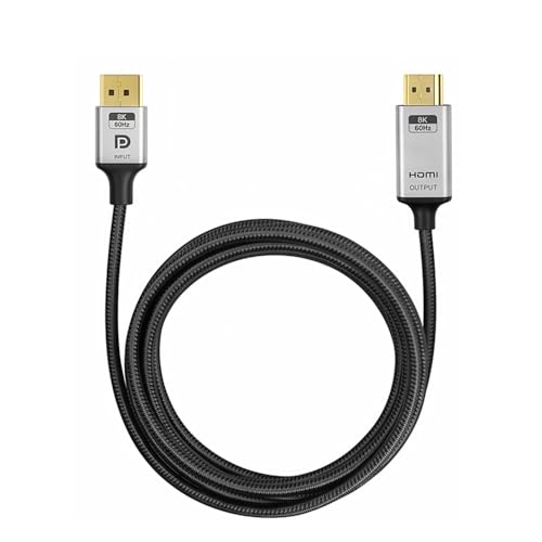 Câble DisplayPort 1.4 vers HDMI 2.1 48Gbit/s avec eARC et Dolby Atmos immersif