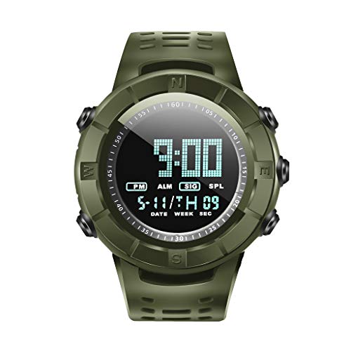 Preisvergleich Produktbild friendGG_Armbanduhren ModeHerren Military Sportuhr Led Digital Wasserdicht Damen Sportuhren wasserdichte Outdoor Armbanduhr Männer Analog Datum Alarm Quarz Handgelenk Business Uhren