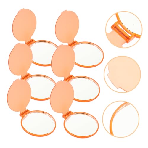 Set de 24 espejos redondos mini plegables para maquillaje miniatura 7