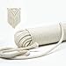 Price comparison product image WINSOME All-Purpose Natural Braided Cotton Rope (20M/66ft) 4MM with Synthetic Polypropylene Core Clothesline