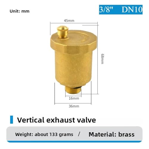 Vanne 3/4" électrovanne soupape de surpression automatique laiton