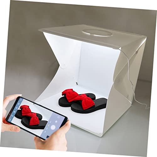 Veemoon 1 Unidade Caixa De Luz Led Mini Estúdio Fotográfico Tenda Dobrável Para Fotos Barraca De Fot