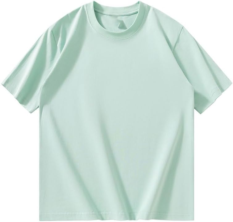 HBJWOV Outdoor Sports Versatile Short Sleeves Breathable Comfortable Quick-Drying Vest Loose Round Neck Pullover T-Shirt(Gray,3X-Large)