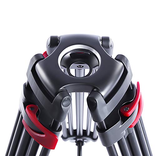 Miliboo Tripod For Camera, 75.98” Video Tripod Stand, Heavy Duty Aluminum Tripod With 360° Pan&-75°/+90° Tilt Head Quick Release Plate And Mid-Level Spreader For Dslr Camera&Camcorder Mtt602Ii-Al #TOP2