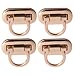 Uonlytech 4PCS Durable Alloy Padlocks Handbag Latch Die Casting Lock Suitcase Mortise Lock Accessories Handbag Hardware